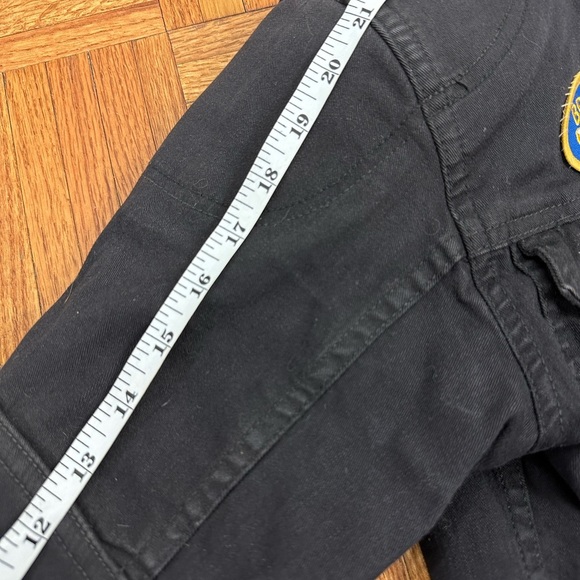BILT IRON WORKERS Size Small Women Black Denim Motorcycle Jacket Team Yamaha - Picture 11 of 14